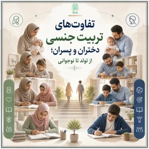 تفاوت‌های تربیت جنسی دختران و پسران؛ از تولد تا نوجوانی